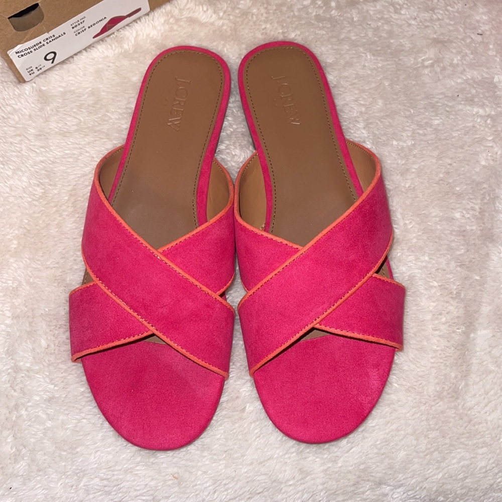 JCrew Criss Cross Slides